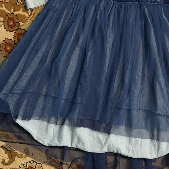 Tea Collection Dress with Tulle Skirt - Picture 2 of 5